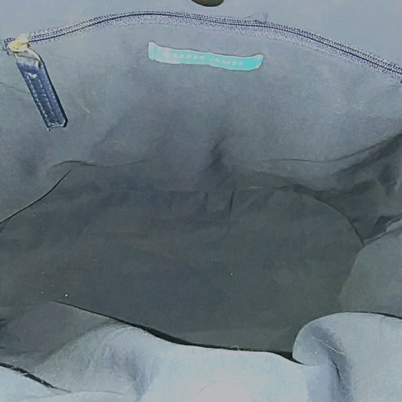 DRAPER JAMES CLASSIC WOVEN STRAW TOTE SOFT LARGE BEACH MARKET DAY TRIPPER - Picture 11 of 11